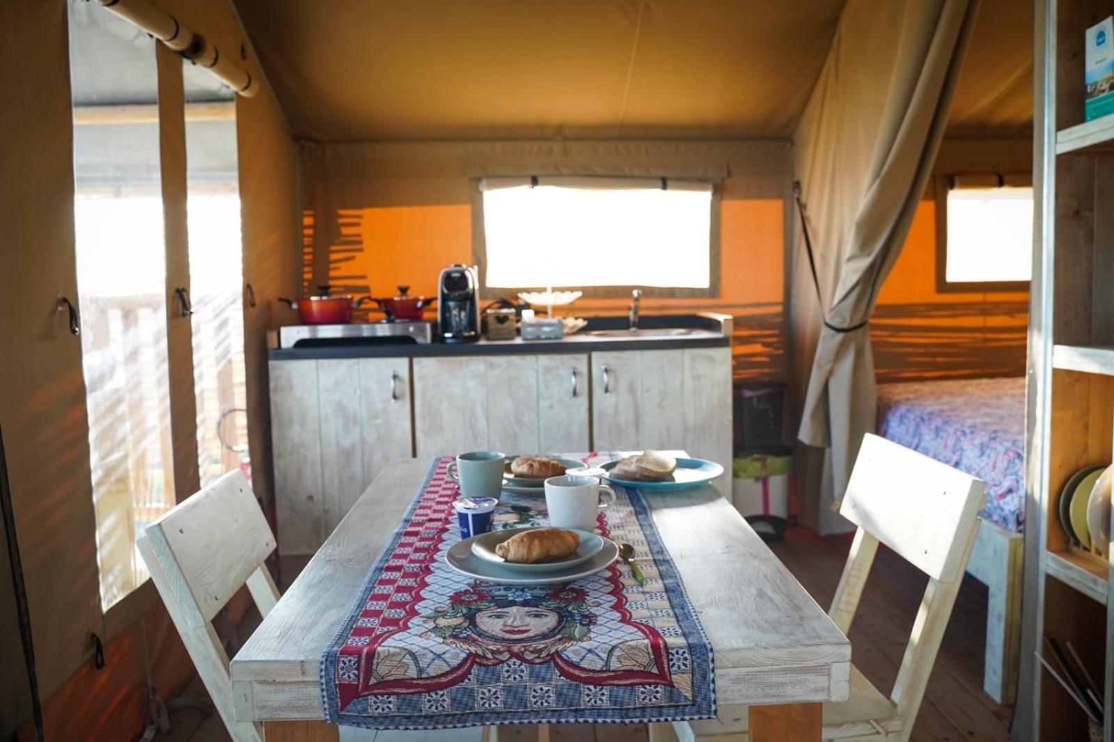 Tendu' Punta Bianca Glamping Camp Palma di Montechiaro Exterior foto